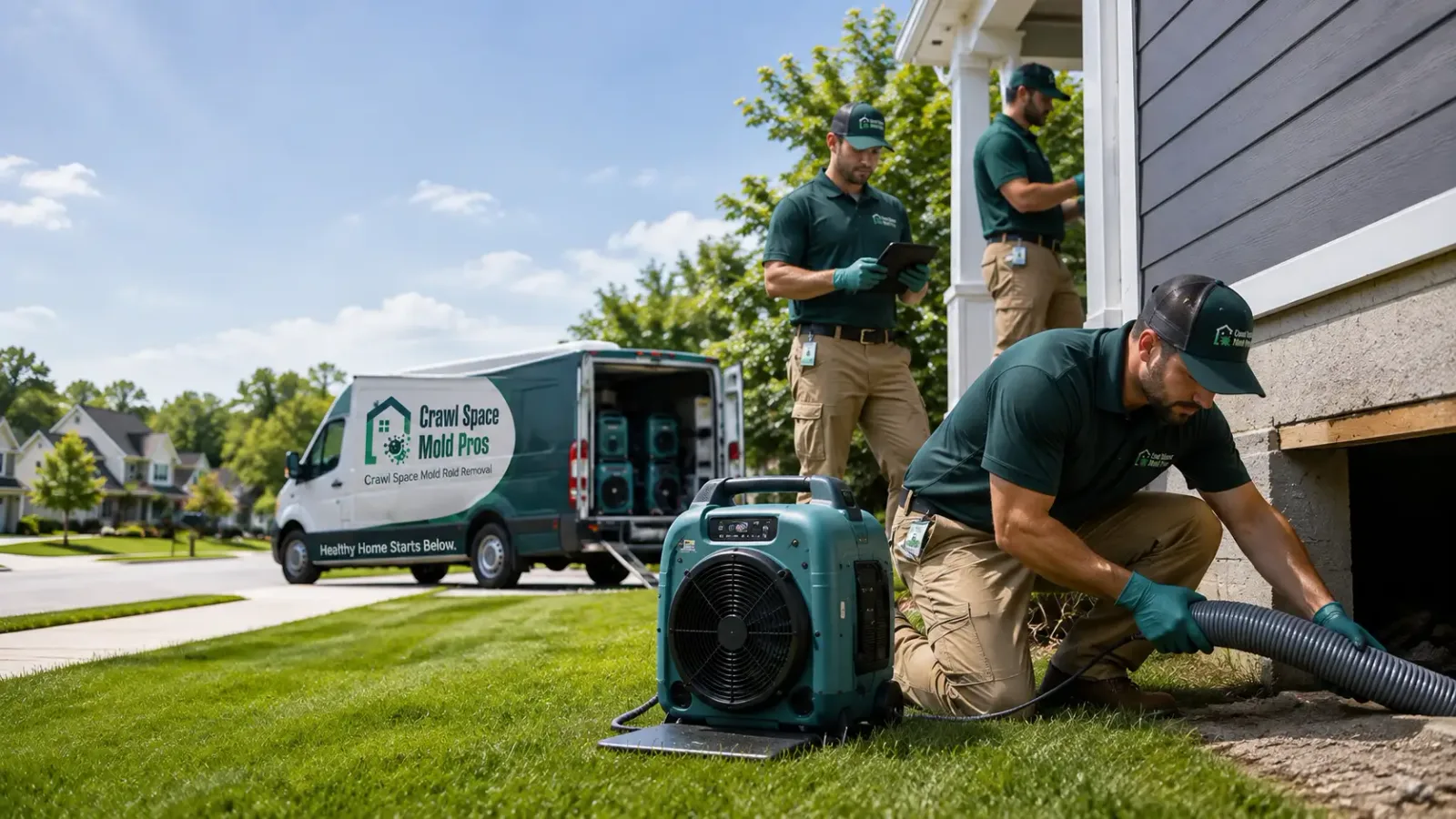 Crawl Space Mold Removal in Custer, WA